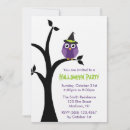 Search for owl halloween invitations Witch