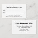 Search for dental appointment cards Simple
