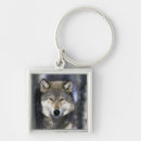 Search for grey wolf key rings Snow
