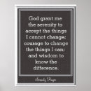 Search for serenity prayer posters Prayers
