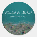Search for peacock feather wedding stickers Feathers