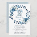 Search for blue elephant invitations Shower by mail