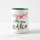Search for naughty or nice mugs Humour