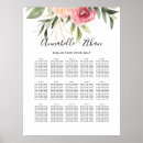 Search for foil gold wedding seating charts Floral