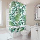 Search for palm leaf shower curtains Modern