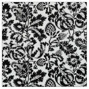 Search for black and white floral fabric Damask