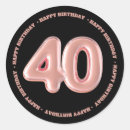Search for 40 birthday stickers Stylish