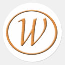 Search for w monogram stickers Letter