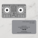 Search for dee jay business cards Djs