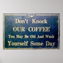 Search for vintage coffee signs posters Old