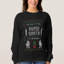 Search for ugly nurse christmas sweater hoodies Santa