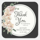 Search for tropical bridal shower stickers Thank you