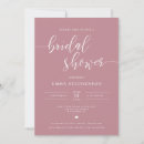 Search for mauve bridal shower invitations Script