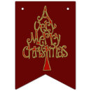 Search for christmas tree bunting flags Typography