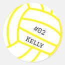 Search for volleyball stickers Yellow