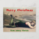 Search for merry christmas from florida postcards Vintage