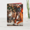 Search for dog and cat christmas cards Festive