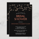Search for peach and gold bridal shower invitations Glitter