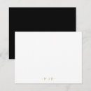 Search for black white note cards Elegant