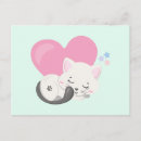 Search for sleeping kitty postcards Animal