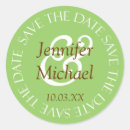 Search for save the date seals stickers Bride and groom