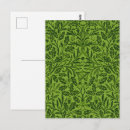 Search for green leaf postcards William morris