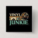 Search for records badges Retro vinyl record