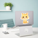 Search for chibi art stickers Cat lover