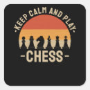 Search for chess player stickers Chessboard
