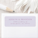 Search for lilac return address labels Stylish