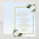 Search for dusty blue and gold invitations Elegant