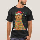 Search for goldendoodle christmas tshirts Santa