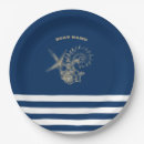 Search for seashell paper plates Stripes