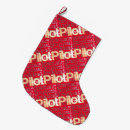 Search for airplane christmas stockings Pilot