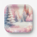 Search for beautiful christmas paper plates Snow