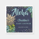 Search for tropical napkins Hawaiian luau