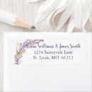 Search for lavender flower return address labels Floral