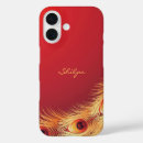 Search for peacock iphone cases Red