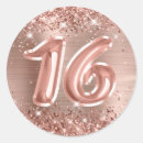 Search for shiny gold glitters stickers Sweet sixteen