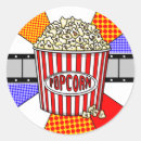 Search for movie night stickers Vintage