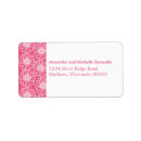 Search for gerbera daisy wedding return address labels Daisies
