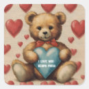 Search for i love bears stickers Red