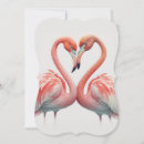 Search for watercolor flamingo birthday invitations Flamingos