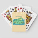 Search for frog cartoon playing cards Pond