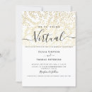 Search for virtual wedding invitations Gold