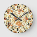 Search for vintage floral clocks Orange