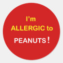 Search for allergic to peanuts stickers Allergies