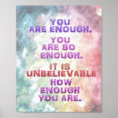 Search for you are enough posters Typography