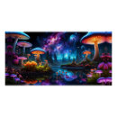 Search for glowing mushroom posters Colourful