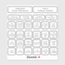 Search for square vinyl stickers Black and white